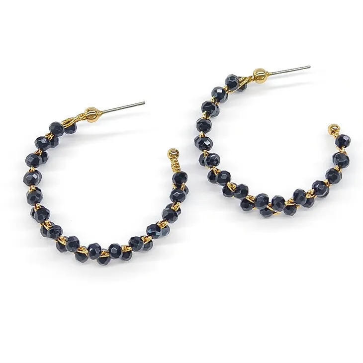 काले मोतियों की घेरा बाली