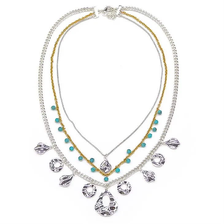 स्तरित चेन हार सेट